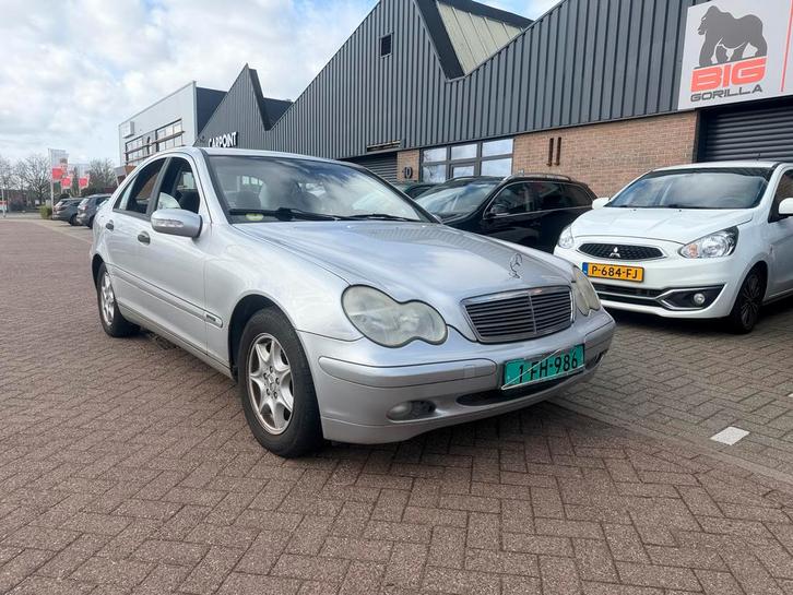 Mercedes-Benz C-Klasse 2.2 CDI C200 Sedan 2003 Grijs, Auto's, Mercedes-Benz, Bedrijf, C-Klasse, Diesel, D, Sedan, Handgeschakeld