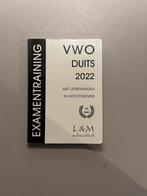 VWO Duits Examentraining 2022 L&M Educatief, Ophalen of Verzenden, Gamma, Zo goed als nieuw, WO