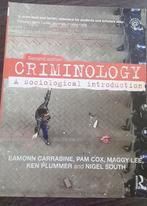 Criminology: A Sociological Introduction - Tweede Editie, Boeken, Gelezen, Ophalen of Verzenden, WO, Eamonn Carrabine, Pam Cox, Maggy Lee, Ken Plummer, Nigel South