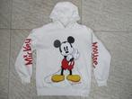 Sweater trui wit Mickey Mouse capuchon truitje maat 152, Disney, Meisje, Trui of Vest, Ophalen of Verzenden