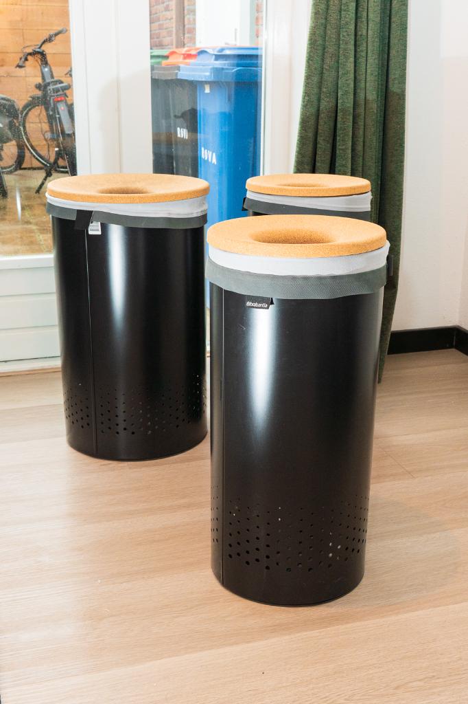 Brabantia wasmanden set – 2x 30L en 1x 60L in goede staat., Ophalen of Verzenden