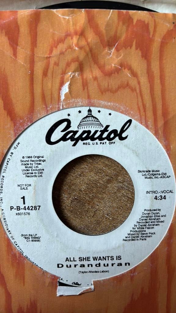 Duran Duran- all she wants is..(special edition), Ophalen of Verzenden, Zo goed als nieuw, Pop