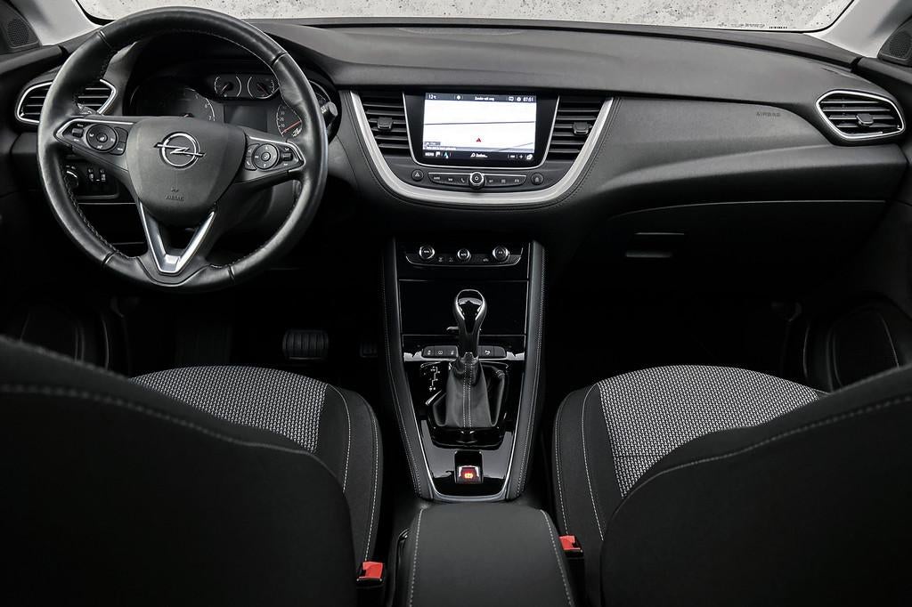Opel Grandland X 1.2 Turbo Business Executive | Stoelverwarm, Stof, Gebruikt, 1199 cc, Zwart