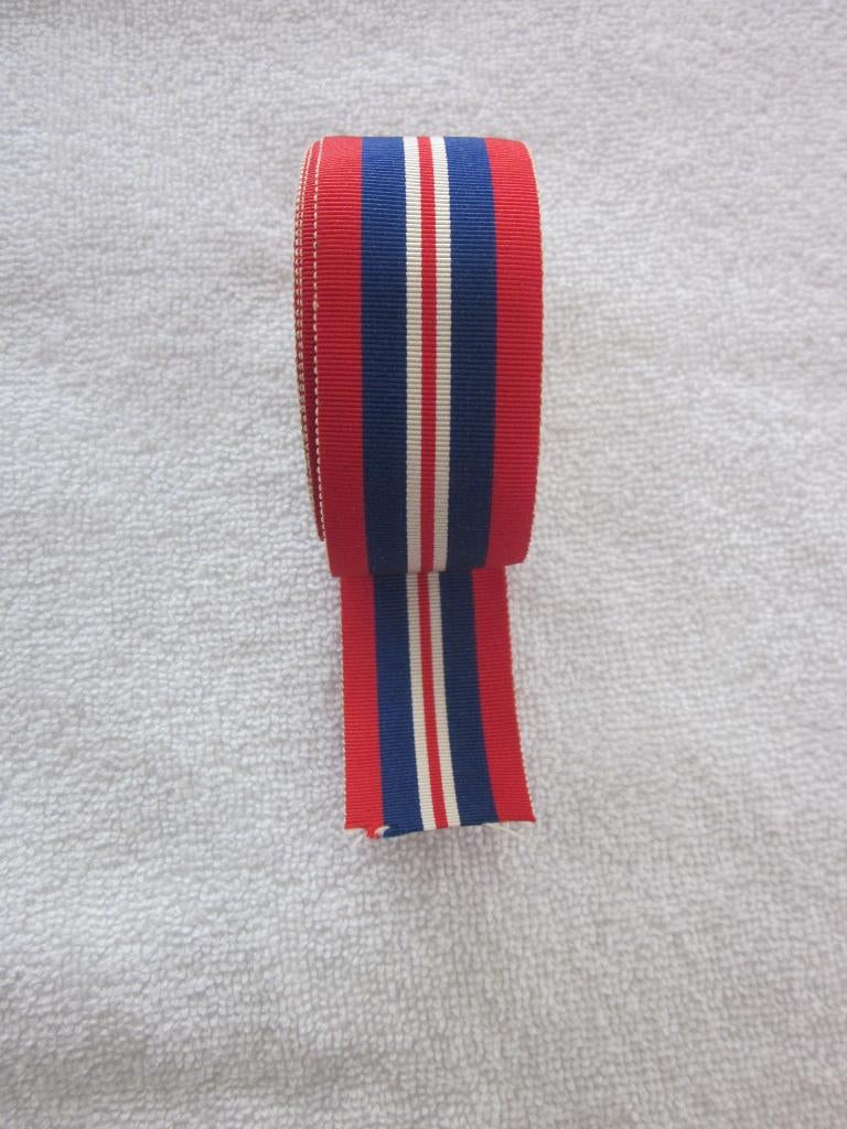 Brits Tweede Wereldoorlog, 1939-1945 Oorlogsmedaillelint., Ophalen of Verzenden, Landmacht, Nederland, Lintje, Medaille of Wings