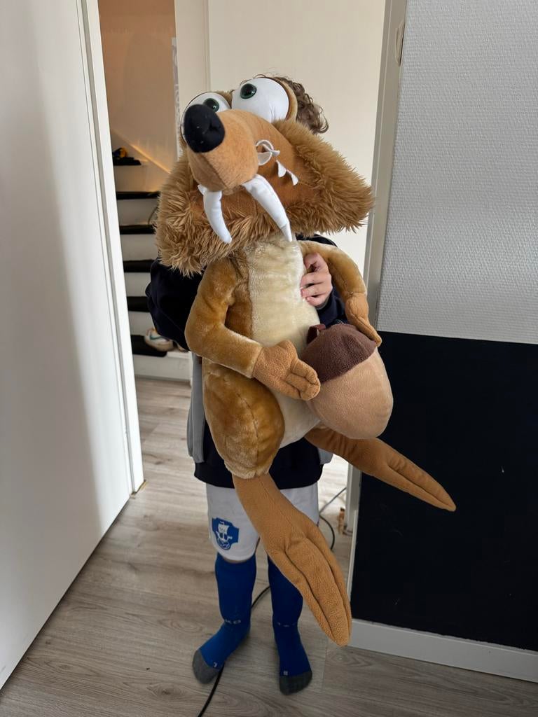 Knuffel Scrat uit Ice Age - Voor de liefhebber!, Kinderen en Baby's, Speelgoed | Knuffels en Pluche, Ophalen, Overige merken, Overige karakters