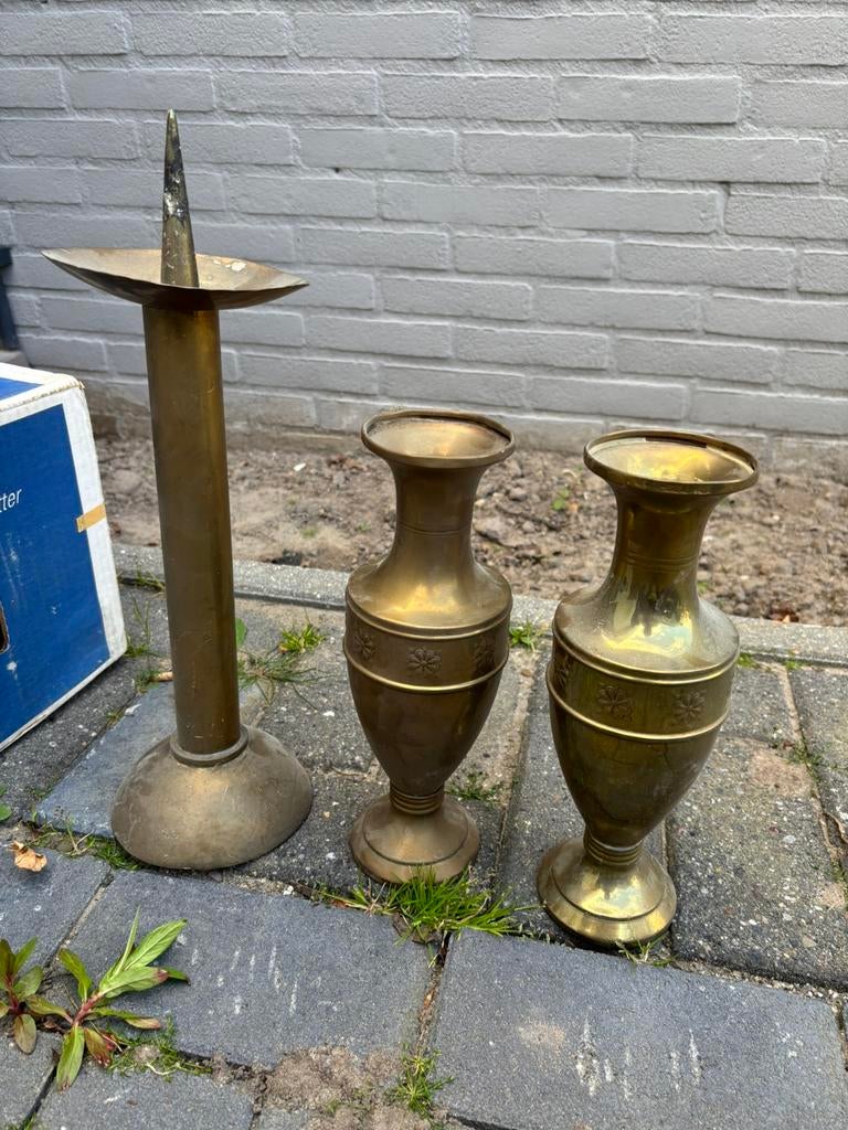 Decoratieve vaas, kerk., Antiek en Kunst, Antiek | Koper en Brons, Ophalen of Verzenden