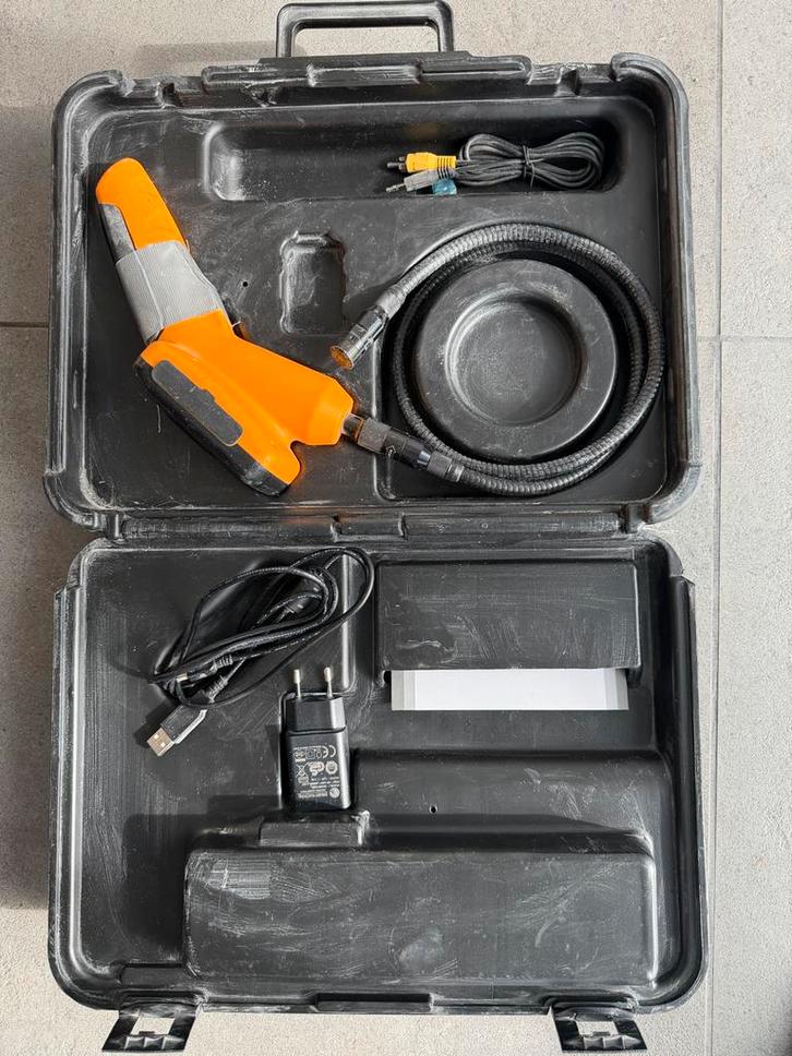 Endoscoop camera met flexibele slang en koffer, Doe-het-zelf en Verbouw, Overige Doe-het-zelf en Verbouw, Gebruikt, Ophalen of Verzenden