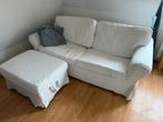 2-zits bank met poef - Ikea Ektorp - slaapbank, Ophalen, Gebruikt, 150 tot 200 cm, Tweepersoons