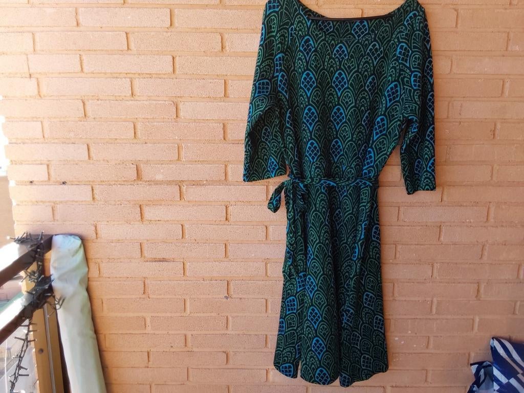 KING LOUIE PRACHTIGE JURK MAAT XL, Kleding | Dames, Jurken, Overige kleuren, Maat 46/48 (XL) of groter, Ophalen of Verzenden, Zo goed als nieuw