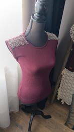 Bordeaux shirt LoloLiza maat M, Maat 38/40 (M), Ophalen of Verzenden, Zo goed als nieuw, Korte mouw