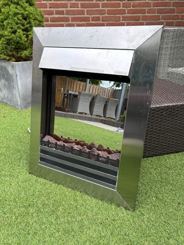 Elektrische sfeer haard voor aan de muur, Ophalen, Zo goed als nieuw, Hangende haard, Elektrische haard