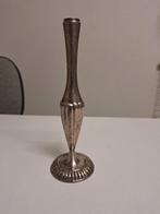 verzilverd vaasje hoogte 17 cm., Ophalen of Verzenden, Zilver