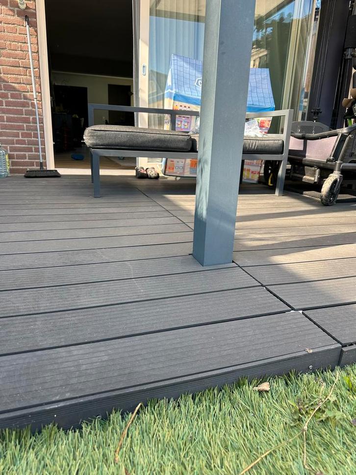 41x 300cm antraciet composiet vlonderplanken, Tuin en Terras, Terrasdelen en Vlonders, Composiet, Ophalen of Verzenden