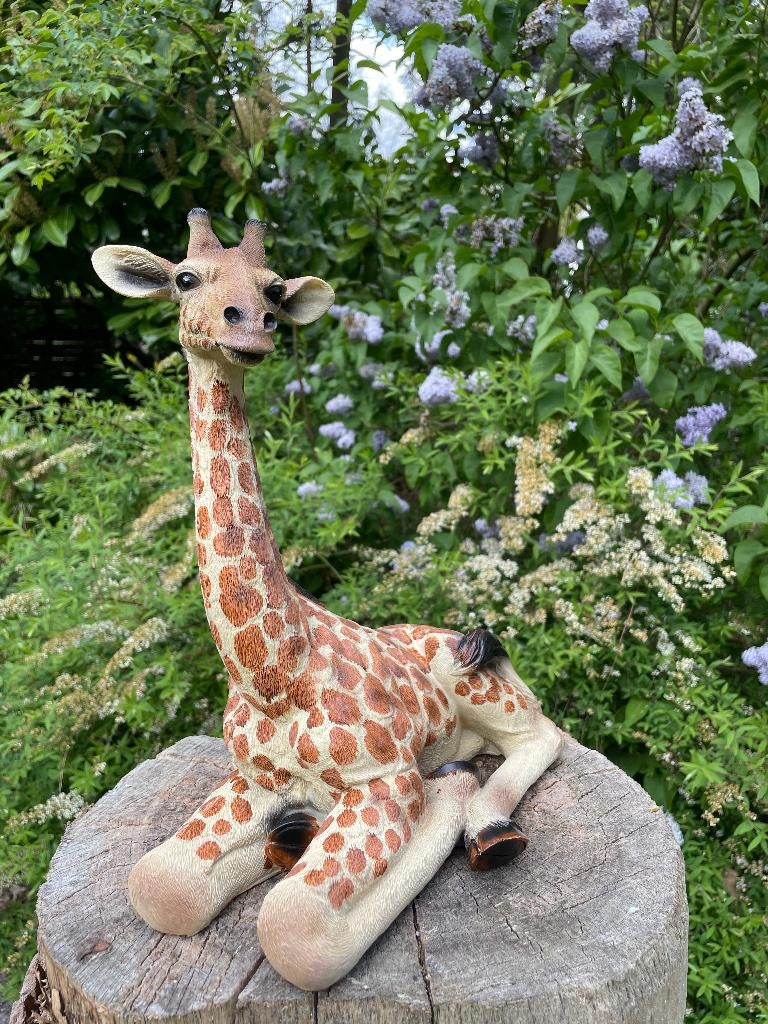 XL Licht bruine Giraffe decoratie 240 cm - levensechte pluche dieren - Hansa Creation Benelux