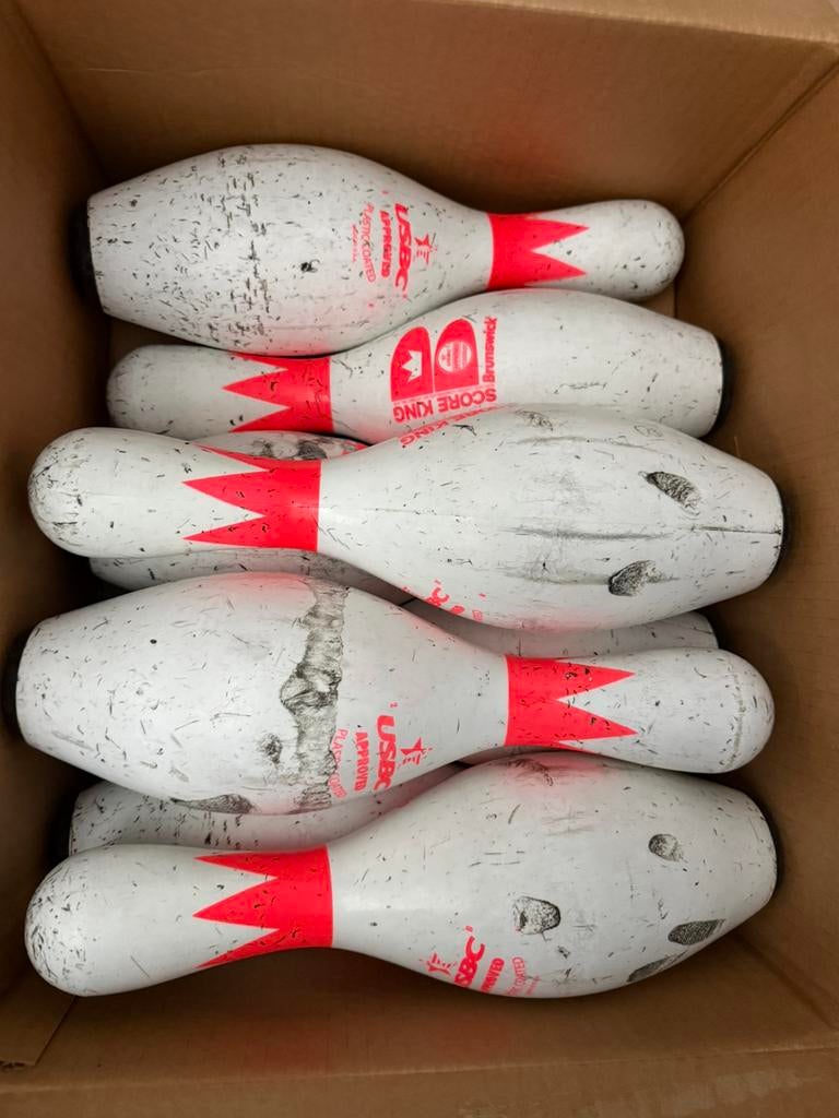 Pins/kegels, Ophalen, Gebruikt, Knutselmateriaal