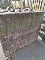 Gebruikte palissades. Grijs. Ongeveer 38 stuks 50 x 40 x 6, Tuin en Terras, Palen, Balken en Planken, Ophalen, Gebruikt, Minder dan 180 cm