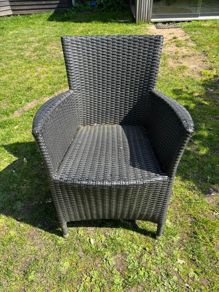 Tuinstoelen 6 stuks, Tuin en Terras, Tuinstoelen, Ophalen of Verzenden, Gebruikt, Wicker