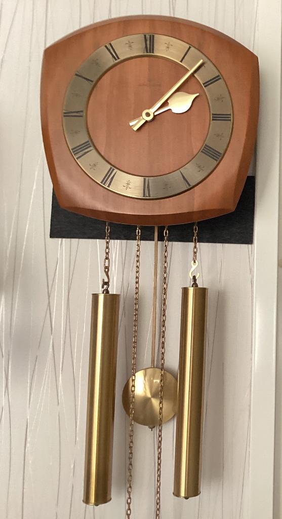 Collector  Item  :  Junghans Wandklok i.z.g.st, Ophalen of Verzenden