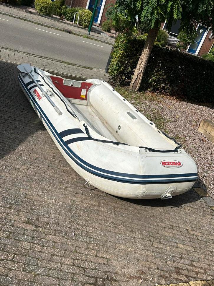 Suzumar Max 320 OAL rubberboot met Suzuki DF6 motor, Watersport en Boten, Rubberboten, Gebruikt, Overige merken, Aluminium, Minder dan 70 pk