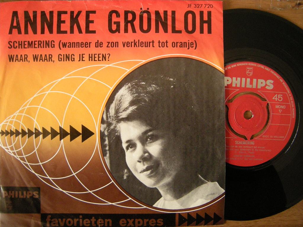Anneke Grönloh (Schemering), Cd's en Dvd's, Vinyl | Nederlandstalig, Ophalen of Verzenden, Gebruikt, Overige formaten, Pop