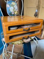 Vintage Amann fourniturenkastje met 2 lades, Ophalen of Verzenden