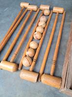 Vintage croquet set voor decoratie., Ophalen of Verzenden