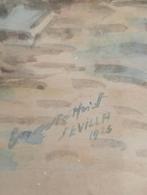 Enrique Marin Sevilla? 1926 Aquarel, Antiek en Kunst, Ophalen of Verzenden