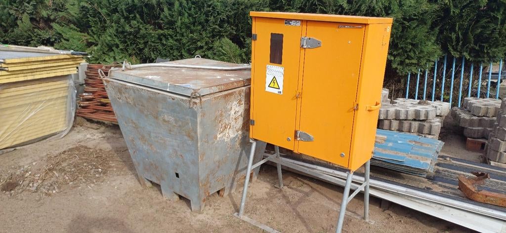 Watermeterput en bouwaansluitkast, Ophalen