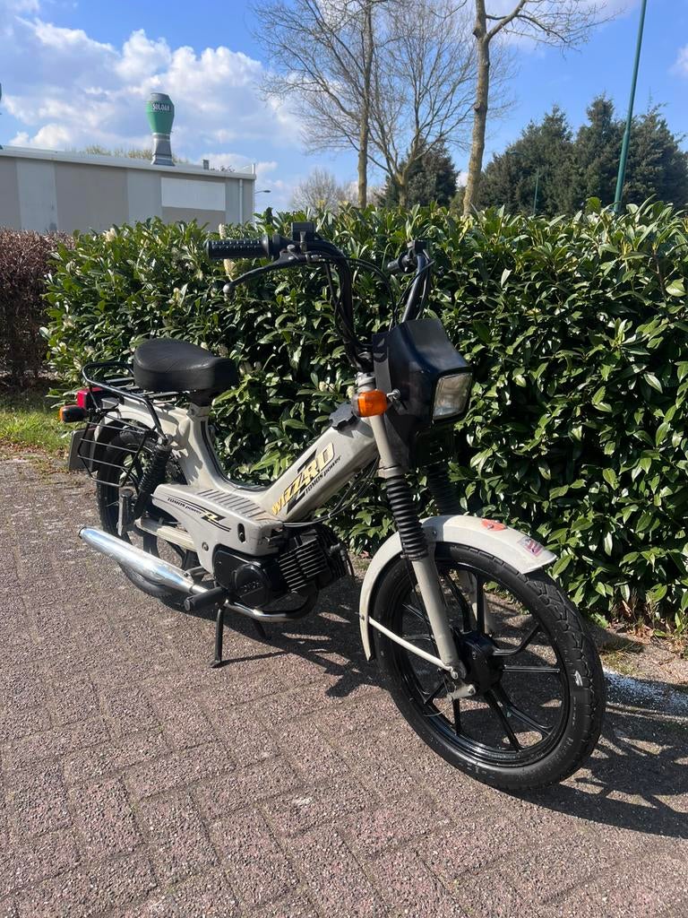 Tomos wizzard blauw kenteken, Fietsen en Brommers, Brommers | Tomos, Ophalen, Zo goed als nieuw