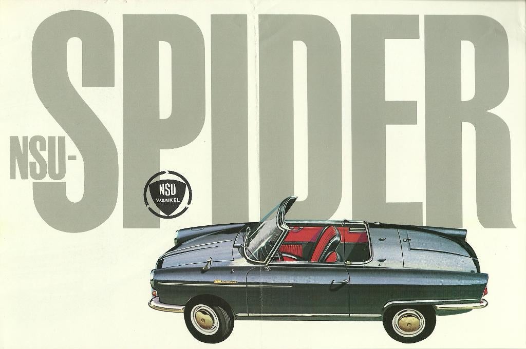 NSU Spider folder, Ophalen of Verzenden, Zo goed als nieuw, Overige merken
