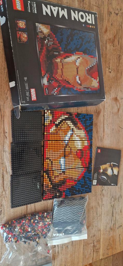 Lego Iron Man 31199 - Marvel Art (18+), Kinderen en Baby's, Speelgoed | Duplo en Lego, Lego, Ophalen