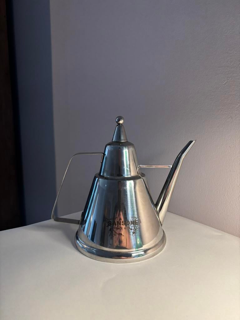 Vintage Sansone RVS olijfolie dispenser, Ophalen of Verzenden