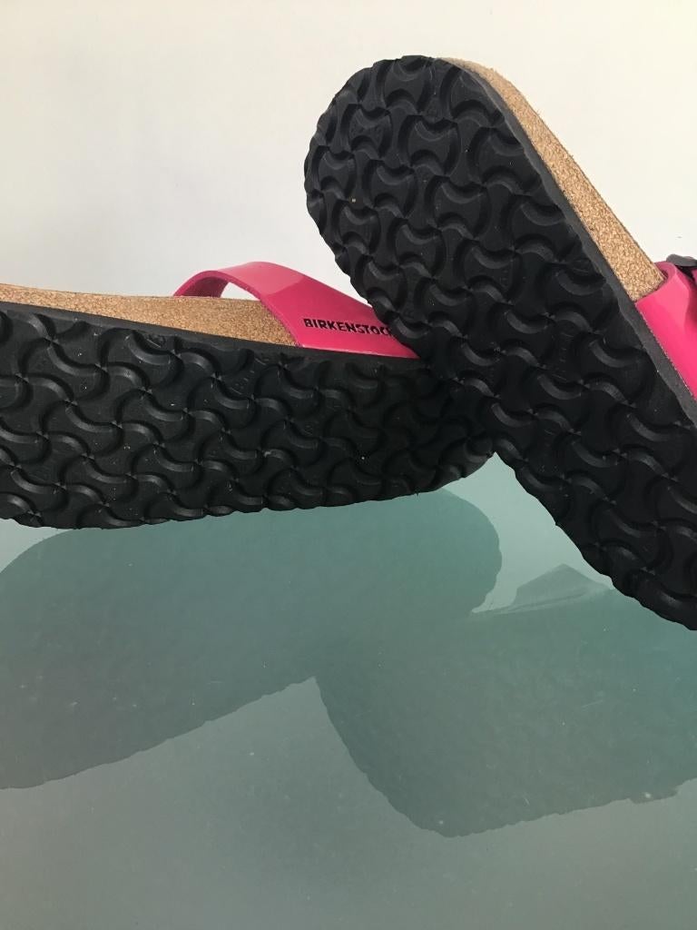 Birkenstock 37 Gizeh roze slippers | Gratis verzenden, Kleding | Dames, Slippers, Verzenden, Zo goed als nieuw, Roze