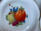 Wille & Co Amsterdam borden met fruit en gouden randjes, Antiek en Kunst, Antiek | Porselein, Ophalen of Verzenden