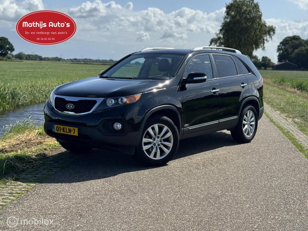 Kia Sorento 2.4 X-tra 4WD Leder Automaat 4wd nette auto!, Auto's, Automaat, Euro 5, 4 cilinders, 2000 kg