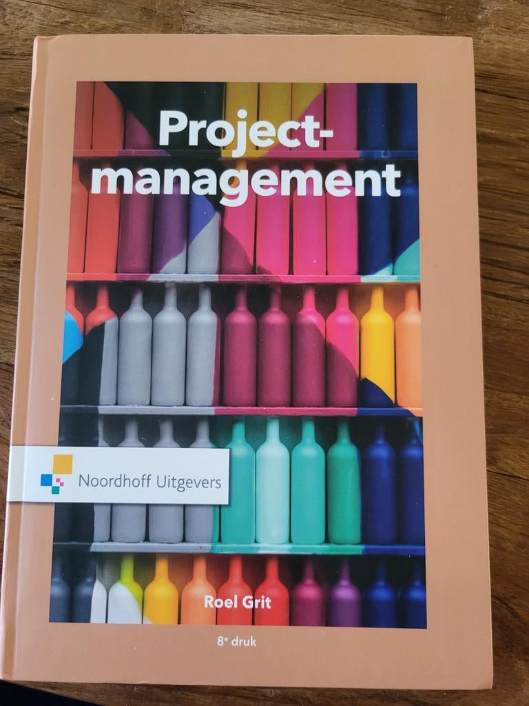 Projectmanagement - Roel Grit (8e druk), Boeken, Studieboeken en Cursussen, Zo goed als nieuw, HBO, Gamma, Ophalen of Verzenden