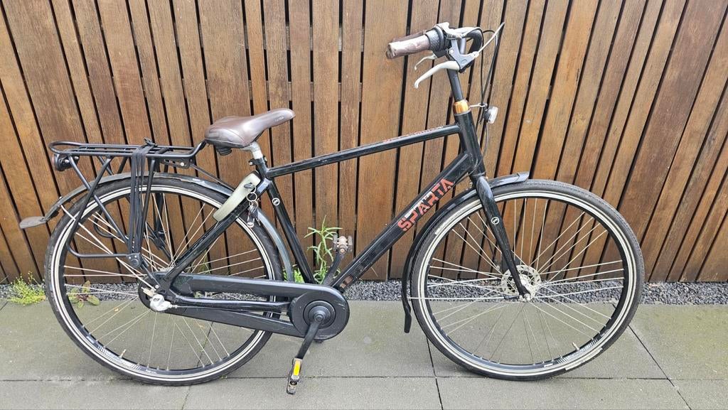 Herenfiets Sparta Regular 28 inch 50cm (vanaf ca groep 8), Sparta, Gebruikt, Versnellingen, 49 tot 53 cm