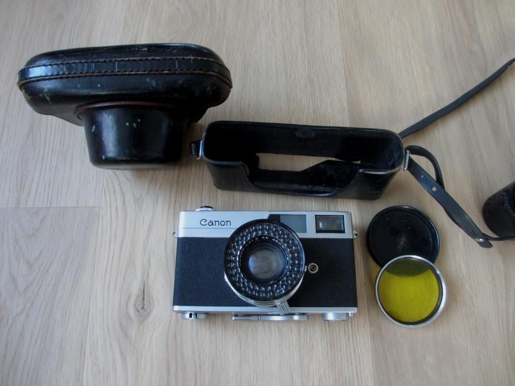 Canon Canonet fototoestel analoog, Audio, Tv en Foto, Fotocamera's Analoog, Ophalen of Verzenden, Gebruikt, Compact, Canon