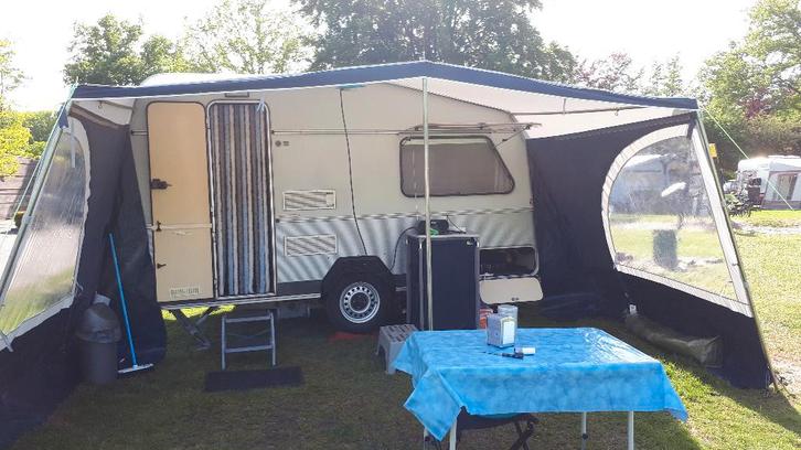 LUIFEL VOOR AAN DE CARAVAN, Caravans en Kamperen, Caravan accessoires, Zo goed als nieuw, Ophalen of Verzenden