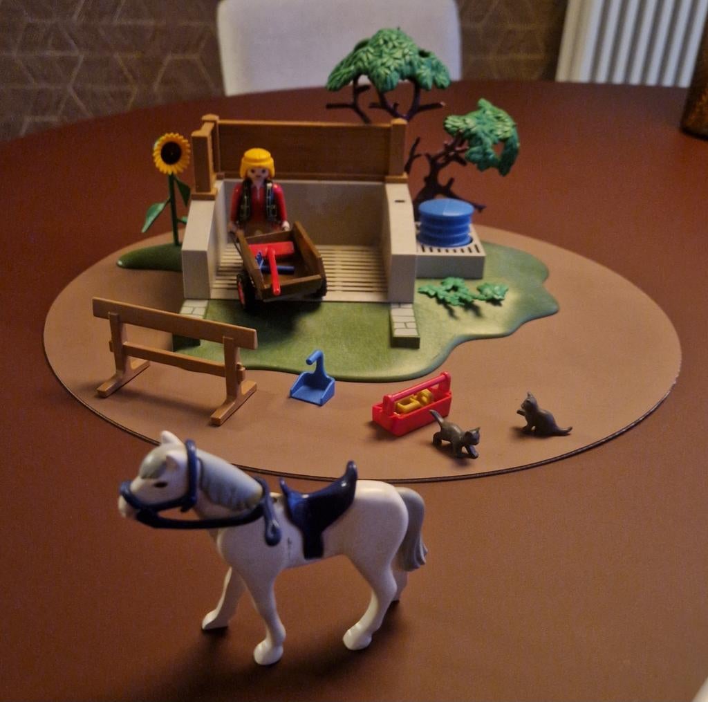 Playmobil 4193 wasbox voor paarden, Kinderen en Baby's, Speelgoed | Playmobil, Ophalen of Verzenden, Zo goed als nieuw
