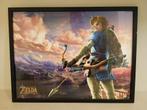 Zelda Breath of the Wild poster 2017, ingelijst, Met lijst, Vierkant, Ophalen of Verzenden, Zo goed als nieuw