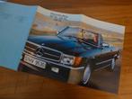 Mercedes SL W107 folder 300 SL 420 SL 500 SL, Ophalen of Verzenden, Gelezen, Overige merken