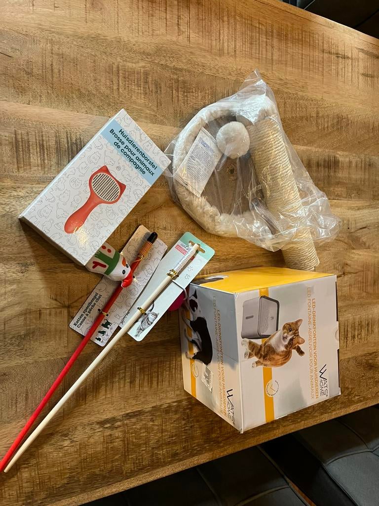 | Nieuw | Compleet Setje Kattenspulletjes |, Dieren en Toebehoren, Katten-accessoires, Ophalen of Verzenden, Nieuw