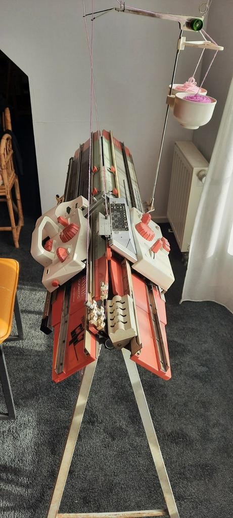 Z.g.o.h. dubbelbedsbreimachine Passap Duomatic Pinky '65, Ophalen, Gebruikt, Breien, Machine