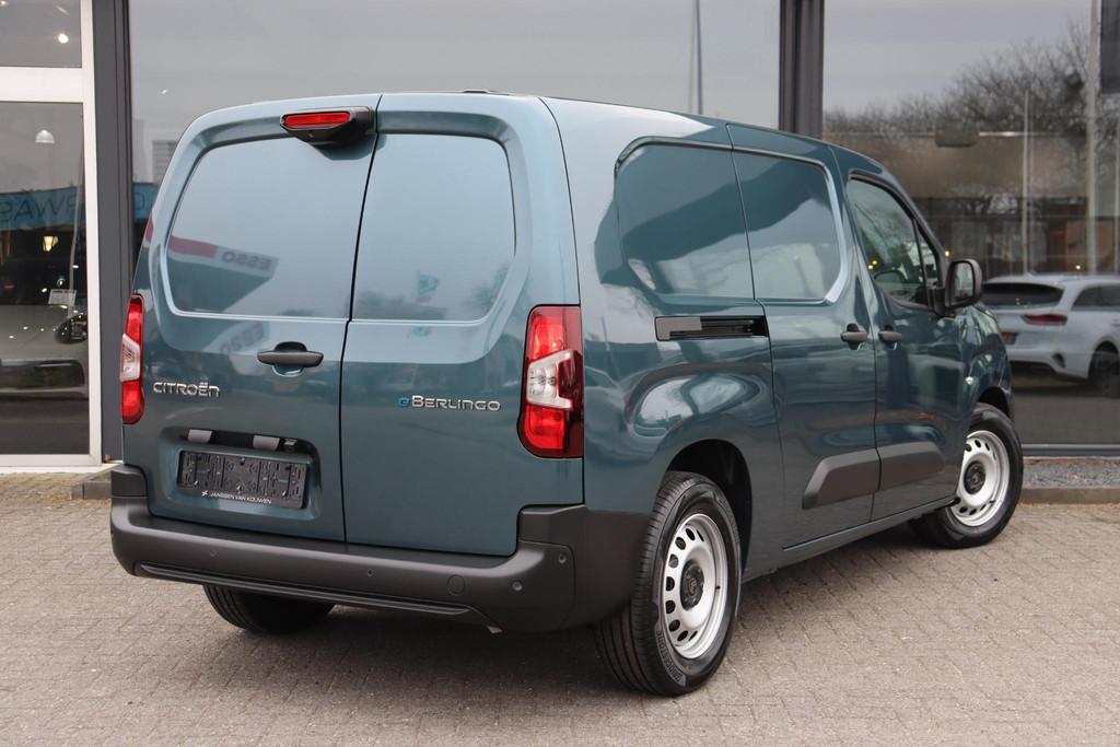Citroen ë-Berlingo 136 L2 50 kWh 0% rente / 2+6 jaar garant, Auto's, 12 maanden, Blauw, Nieuw, 336 km