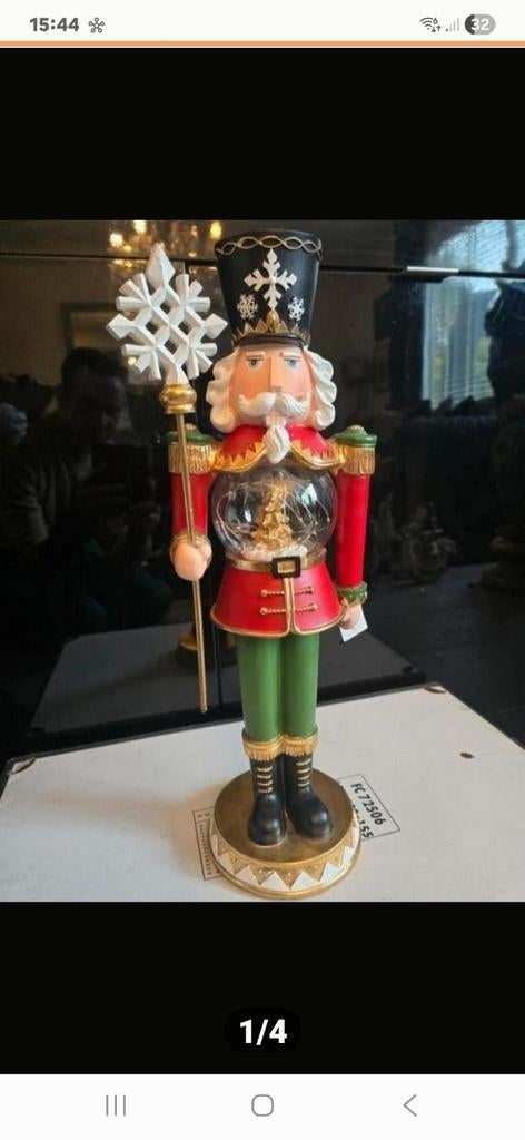 Schitterende rode... Notekraker
50 cm hoog, Ophalen of Verzenden, Nieuw