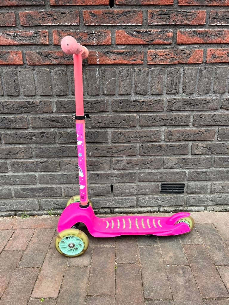 Driewieler step roze, Fietsen en Brommers, Steps, Ophalen, Gebruikt, Gewone step