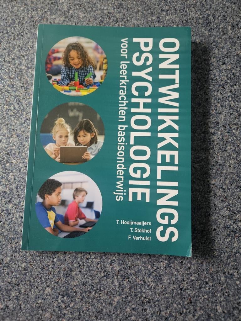 Ontwikkelingspsychologie voor leerkrachten basisonderwijs, Ophalen, HBO, Zo goed als nieuw, T. Hooijmaaijers, T. Stokhof, F. Verhulst