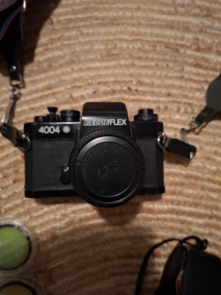 Revueflex 4004 Spiegelreflexcamera met accessoires, Audio, Tv en Foto, Fotocamera's Analoog, Ophalen of Verzenden, Gebruikt, Spiegelreflex