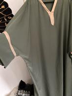 luxe abaya kaftan dubai jurk olijf groen xxxxl, Ophalen of Verzenden